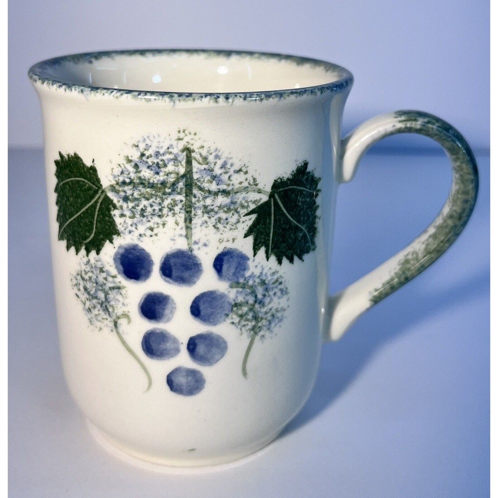Poole Pottery Vineyard Vintage Mug Hand Painted England